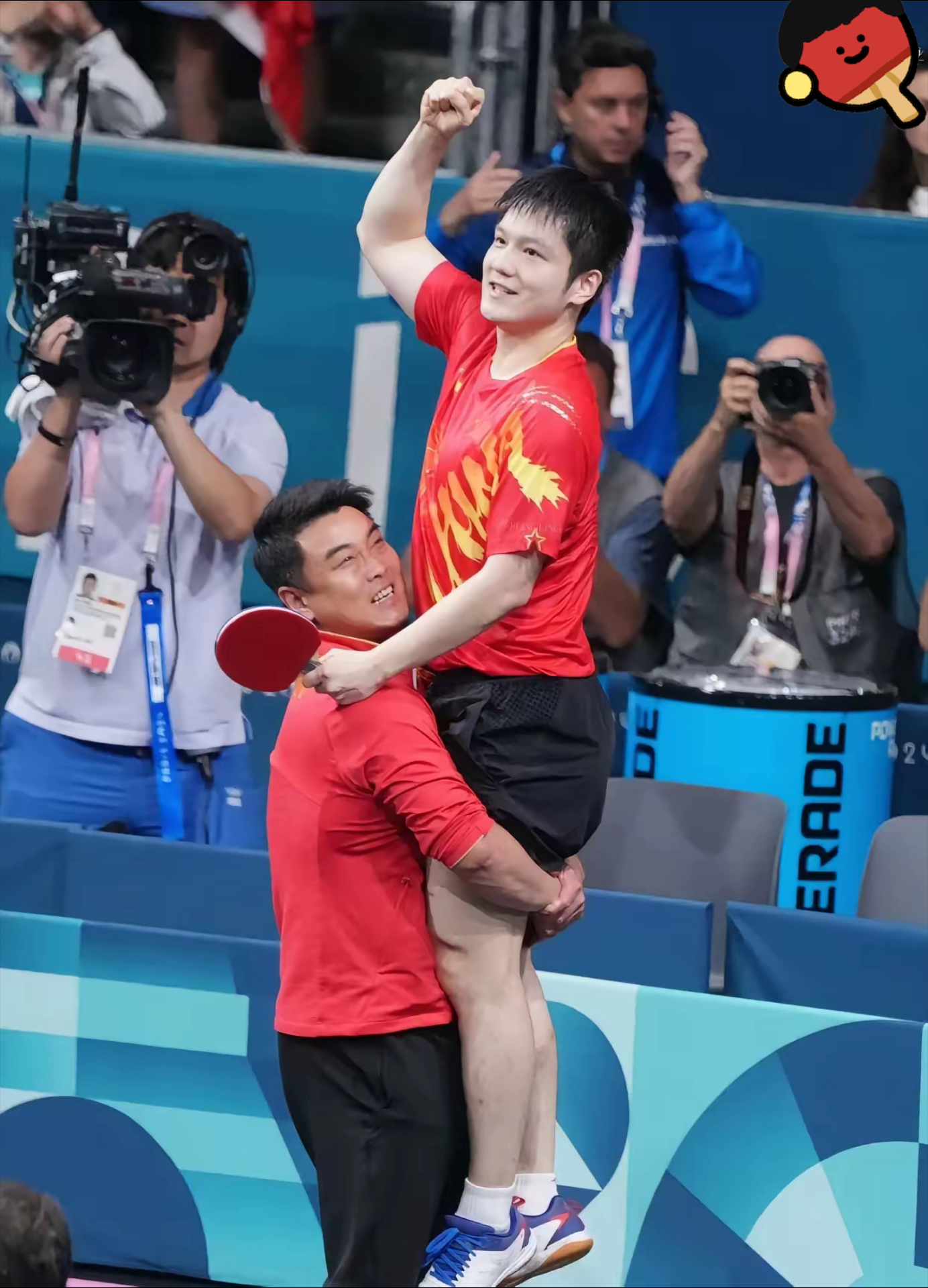 关于韩国乒乓球队轻取瑞典乒乓球队，王皓统治全场的信息